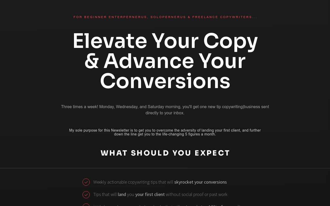 High-Converting Copy Secrets (copy)